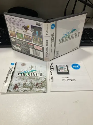Jogo original Final Fantasy III Nintendo DS Completo CIB. Envio OLX PAY