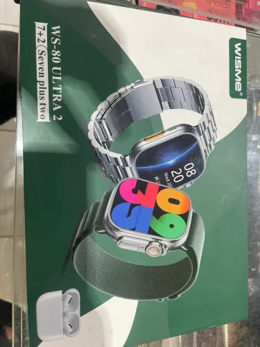 Smartwatch WS 80 ULTRA 2 | Kit 7 pulseiras 