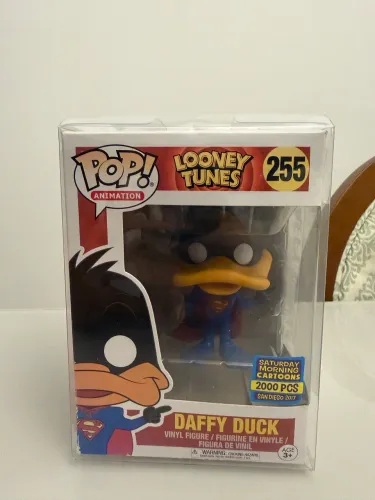Funko pop Daffy duck/patolino superman looney tunes exclusivo san Diego comic con