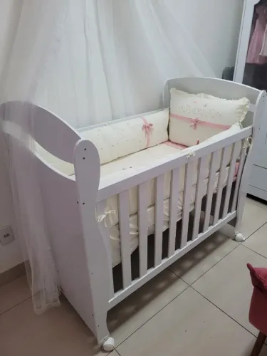 Berço 2 em 1 com colchão