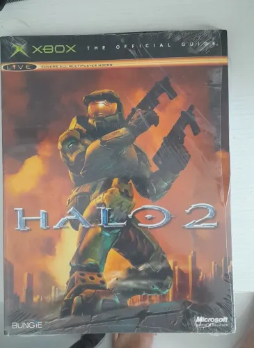 LIVRO DE ESTRATÉGIA HALO 2 - XBOX - LACRADO