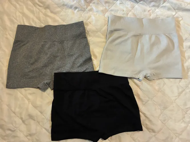 kit shein short treino academia