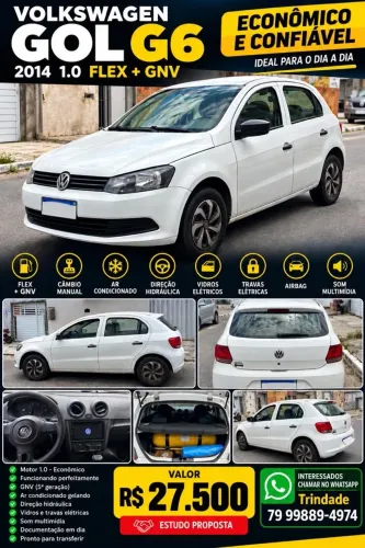 Volkswagen Gol Geração VI City Trendline 1.0 8V MI Total Flex Mec. 4P 2014
