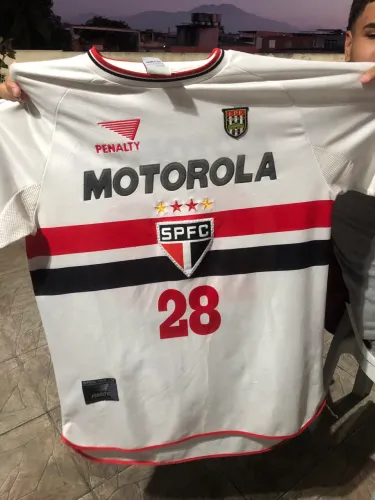 Camisa do São paulo 2001 original de jogo 