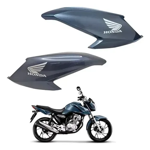 Par de Asa do tanque Fan 160 Cinza embare Met. 2016-24