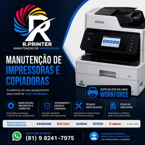 Manutenção em todas linhas workforce