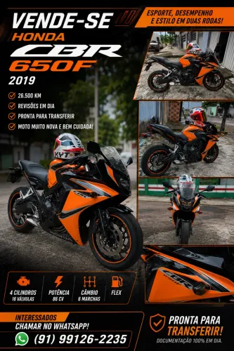 HONDA CBR 650F 2019