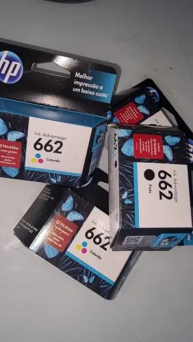 4 Cartuchos 662 HP para impressora