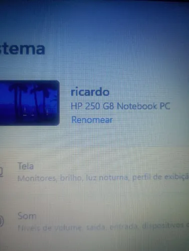 Notebook PC HP 250 G8