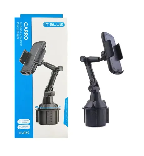 Suporte Celular Veicular Porta Copos It-Blue