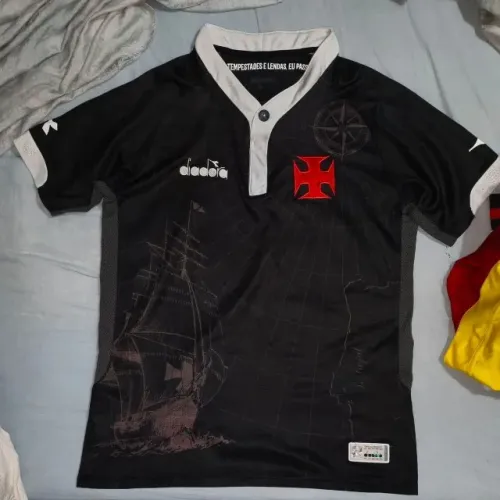camisa original 2018 vasco da gama diadora preta tamanho m 2019