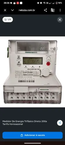 Medidor zeus 200A