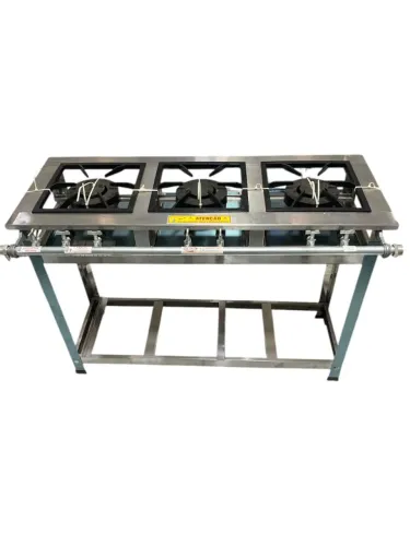 5582 - FOGAO BP 3BC INOX 30X30 3QD PF-7 / MARCA: CRISTAL AÇO