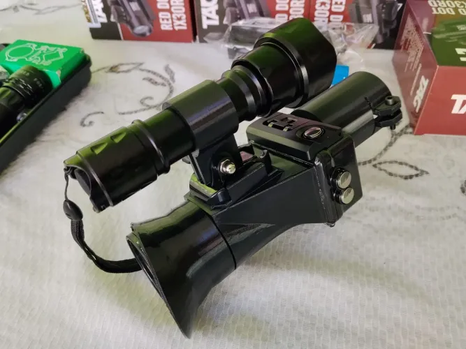 Câmera visão noturna com red dot