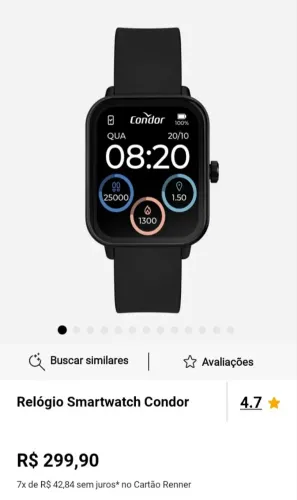 CONDOR SMARTWATCH - SEMI NOVO