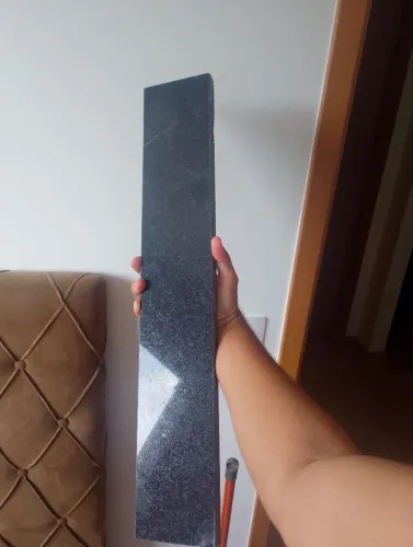 Peça de granito preta 60x10