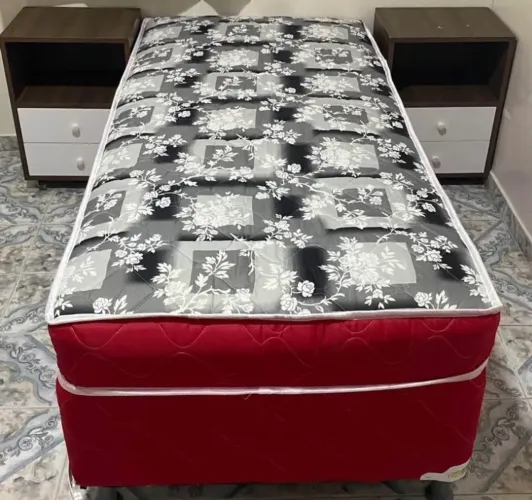 Cama box de solteiro na promoção!