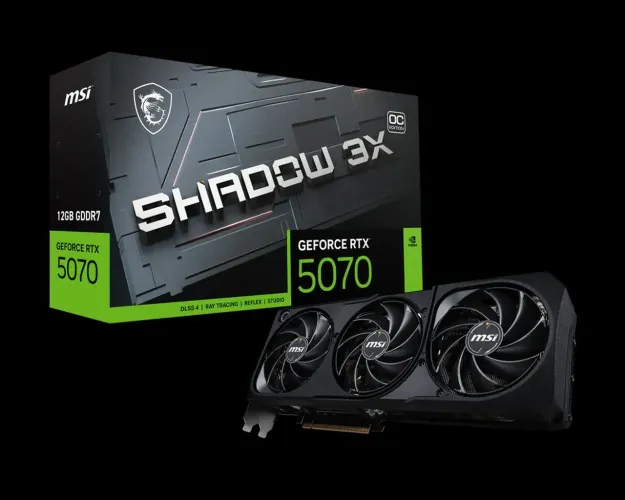 RTX 5070 MSI SHADOW 3X (Lacrada + NF-e) + JOGO 007 First Light