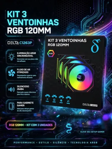 KIT 3 VENTOINHAS  