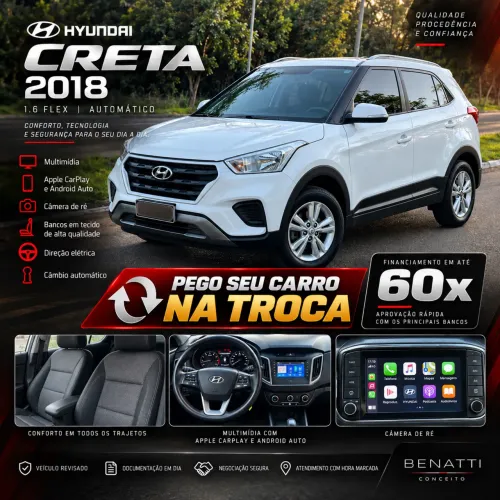 Hyundai Creta Attitude 1.6 16V Flex Aut. 2018