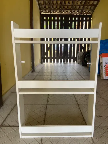 Estante multiuso pequena branca