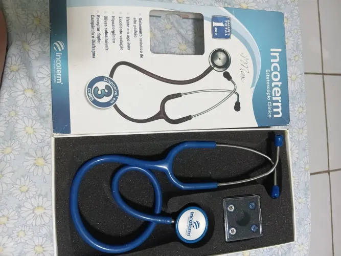 ? Estetoscópio Incoterm Linha Max ? AZUL