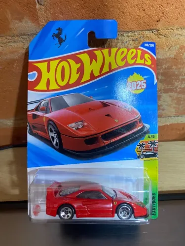 HotWheels Ferrari F40 Competizione 1/64 Cor Vermelho