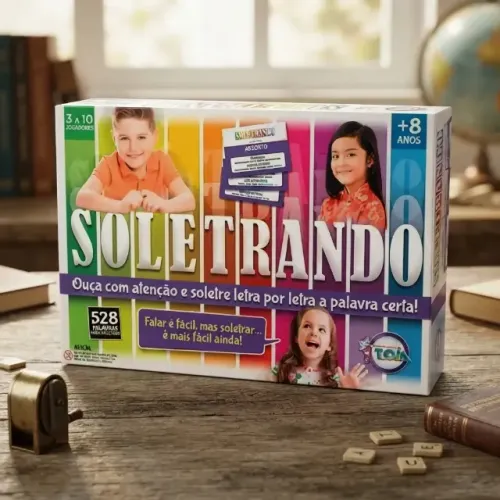 Soletrando Brinquedo - jogo de tabuleiro - jogo de raciocínio