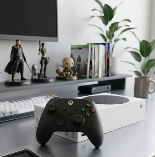 Xbox series s - Muito novo, controle zero