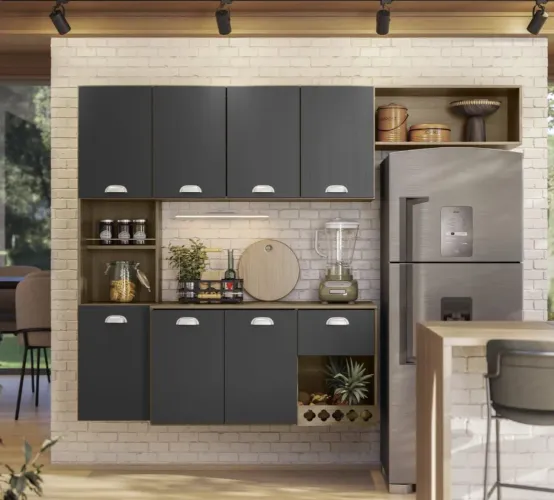 COZINHA DE PAREDE COM FRETE E MONTAGEM GRÁTIS