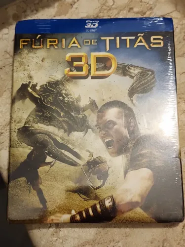 Blu Ray Fúria de Titãs somente 3D lacrado com luva de colecionador