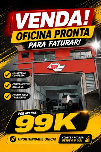 Oficina completa pronta para faturar 