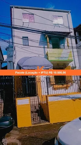 Casa Comercial para Locação em Salvador-BA, Bairro Barris: 12 Quartos, 2 Salas, 3 Banheiro