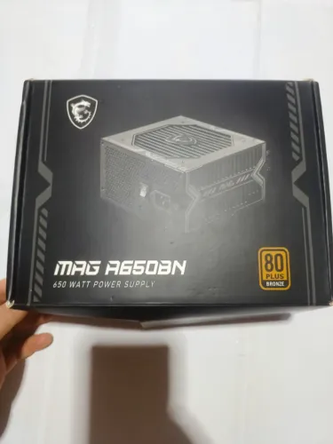 Fonte MSI MAG 650W A650BN - 80 Plus Bronze