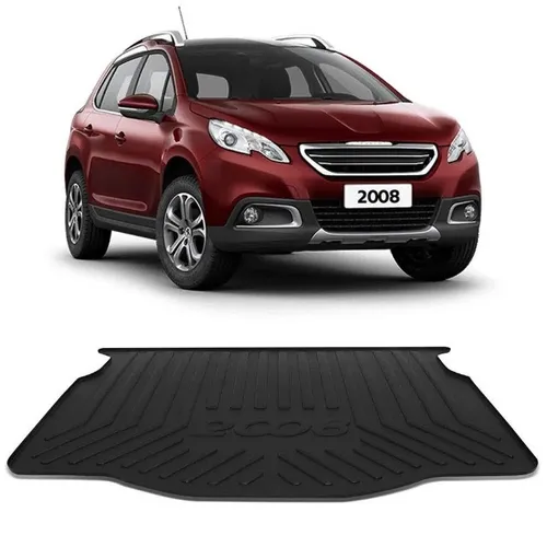 Tapete Bandeja Porta Mala Peugeot 2008 2016 à 2018 - Impermeável Plástico Rígido