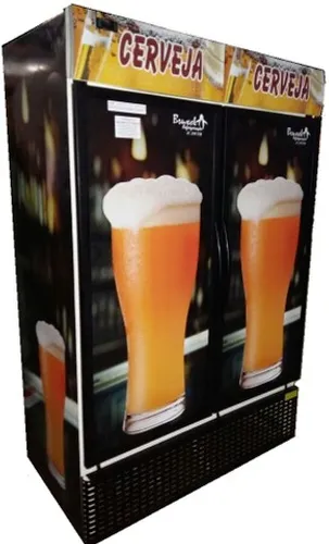 Expositor cervejeiro visa cooler 2 Portas
