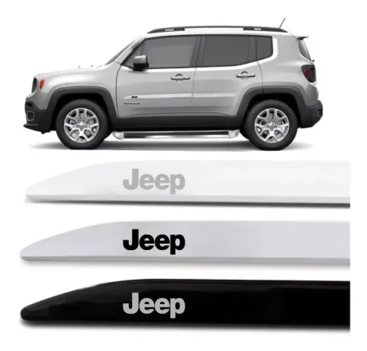 Friso Lateral Jeep Renegade - Verde / Vermelho / Preto / Cinza