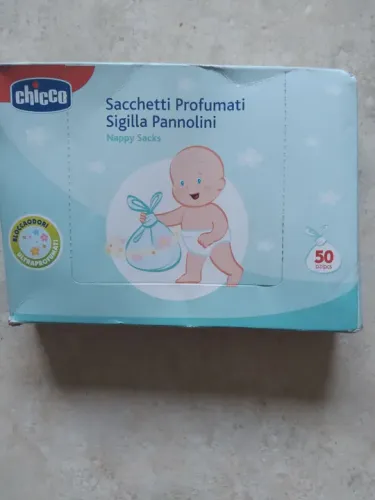 Sacos perfumados p fraldas suja Chicco - 50 unidades