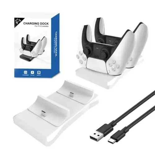 Carregador Duplo Para Controle Dualsense Ps5
