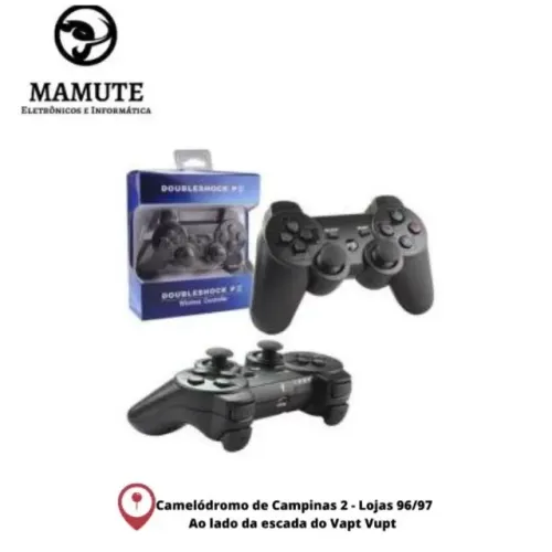 Controle Ps3 Compatível Sem Fio Wireless Doubleshock 3