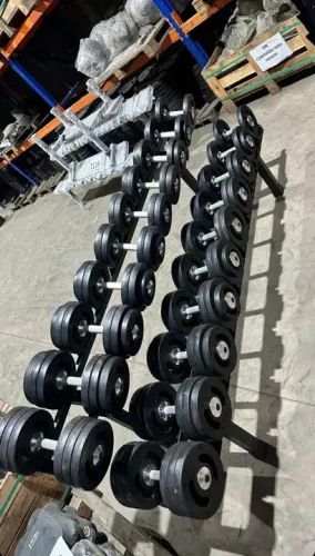 Mesa de dumbells montados injetados novos