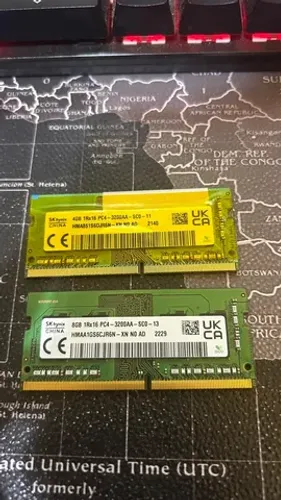 Memória DDR 4 8gb 3200mhz 