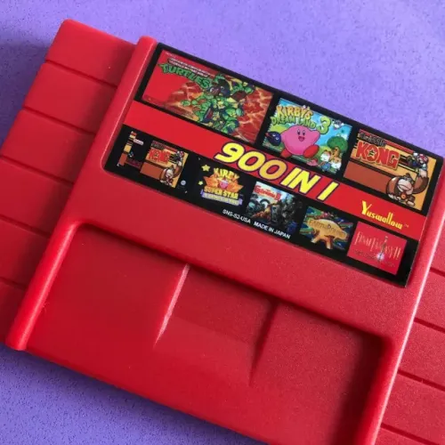 Fita cartucho super Nintendo 900 Jogos Em Um Só Cartucho