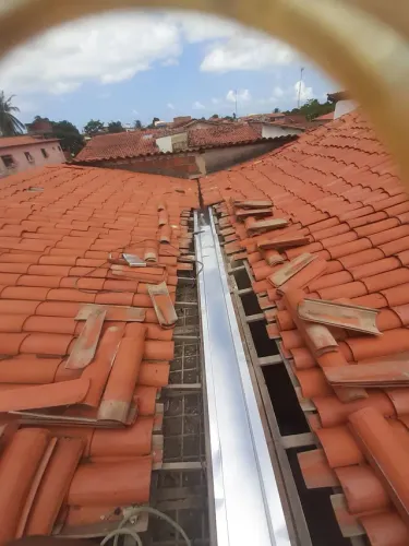 Fabrico calha e rufos