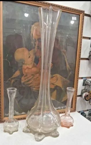 Solitário Jarro de Vidro Antigo - Raro! Ler descrição