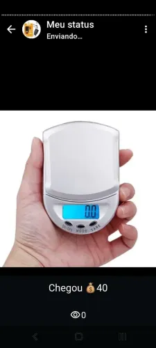  entregar de balança diamante