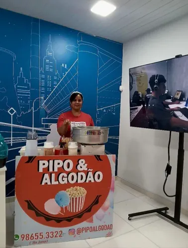Aluguel: pipoca e algodão doce da Tia Jana 