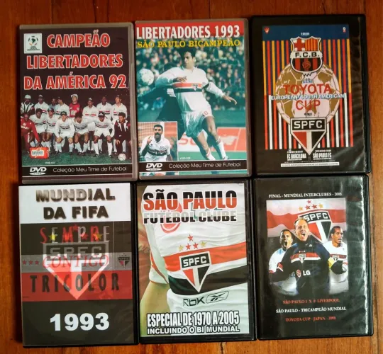 DVDs São Paulo Futebol Clube