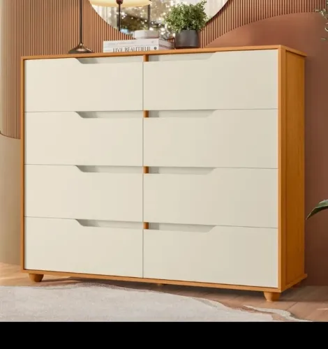 Cômoda Carvalho/Off white