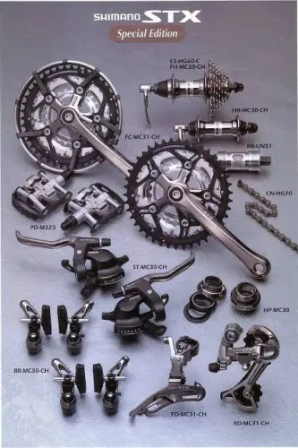 Grupo Completo Shimano STX Special Edition - Exemplar Estado Conservação, Anos 90